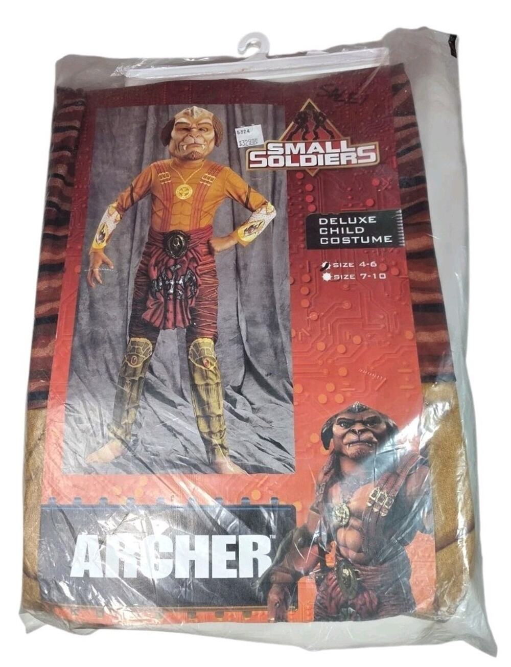 1998 Dreamworks Small Soldiers Archer Child 4-6 Complete Costume
